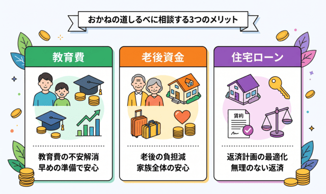 口コミからわかったおかねの道しるべに相談するメリット