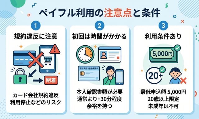 ペイフル利用時の注意点と安全性のポイント