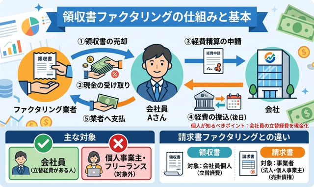 領収書ファクタリングとは?個人が知るべき基本の仕組み